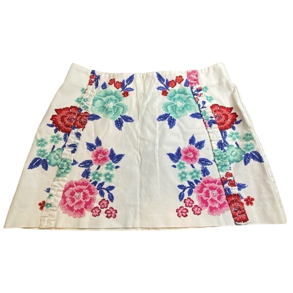 Zara Floral Mini Skirt Women’s Size M